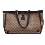 COUTURE. Gucci Abbey D-Ring GG Canvas Tote Bag.
