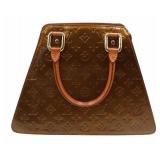 COUTURE. Louis Vuitton Vernis Forsyth Bronze Purse
