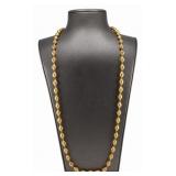 JEWELRY. Indian High Karat Foiled Gold Beaded