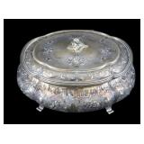 SILVER. Italian Antonio Giacche .800 Silver Lidded