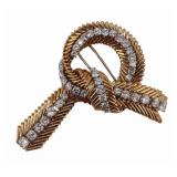 JEWELRY. Van Cleef & Arpels 18kt Gold and Diamond