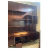Midcentury Poul Cadovius  Rosewood Wall Unit