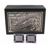 JEWELRY. Pair of Lucien Piccard Palladium and