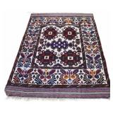Vintage and Finely Hand Knotted Carpet.