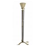 Gilt & Patinated Bronze Art Deco Floor Lamp.