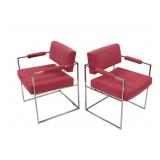 Milo Baughman Thin Line Chairs