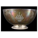 SILVER. English Silver Pedestal Bowl.