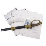 MILITARIA. Named Civil War M.1850 Foot Officerï¿½s