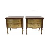THEODORE ALEXANDER. Pair Of Night Stands.