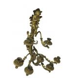 Fine Quality Bronze Sconce Cherub Blowing Trumpet