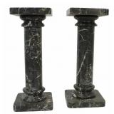 Vintage Pair of Marble Pedestals.