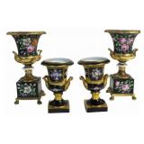 SEVRES. Pr of Porcelain Urns Together with a Pair
