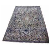 Vintage & Finely Hand Knotted Sarouk Style Carpet