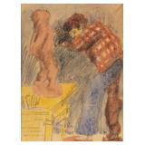 RAPHAEL SOYER (AMERICAN, 1899-1987) [2 WORKS].