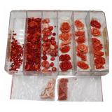 Collection of Carved Coral Pendants and Beads.