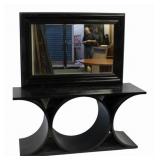 Vintage Karl Springer Mirror And Console