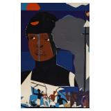 ROMARE BEARDEN (AFRICAN-AMERICAN, 1911-1988).