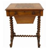 Antique Rosewood Game Table.