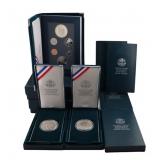 NUMISMATICS. (6) 1990 $1 Eisenhower Commem Silver