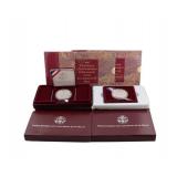 NUMISMATICS. (6) 1993 $1 Silver Thomas Jefferson