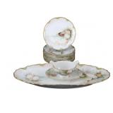 Elite Limoges French Fish Service With Shells