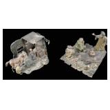 Two Small Austrian Bronzes In The Arabic Taste