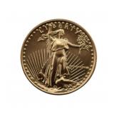 BULLION. 1988 $10 American Gold Eagle Coin.