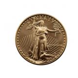 BULLION. 1988 $25 American Gold Eagle Coin.