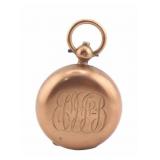 JEWELRY. Antique 9ct Gold Sovereign Coin Case.