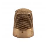 JEWELRY. 14kt Gold Thimble.