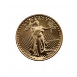 BULLION. 1988 $10 American Gold Eagle Coin.