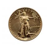 BULLION. 1988 $10 American Gold Eagle Coin.