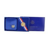 NUMISMATICS 1986 W Gold $5 Commem Statue of