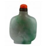 Chinese Carved Jade Snuff Bottle, 58.0 grams.