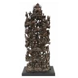 Large Antique Chinese Finely Carved Wood