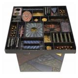 Paul Evans Style Patinated Sculptural Stand