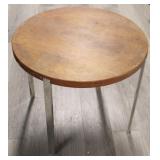 Midcentury Chrome Legged Table .