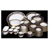 ROSENTHAL Cobalt & Gilt Porcelain Service.