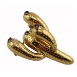 JEWELRY. Tiffany & Co. 18kt Gold and Sapphire