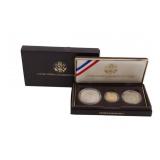 NUMISMATICS 1989 3-Coin Commem Congressional Proof
