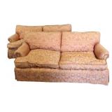 Pair Of George Smith Upholstered Sofas.