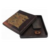 Japanese Lacquered and Gilt Decorated Writing Set.