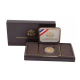 NUMISMATICS 1989 W Gold $5 Commem Congressional