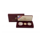 NUMISMATICS. 1992 3-Coin Commem Olympic Proof Set.