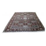 Vintage And Finely Hand Knotted Carpet.