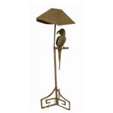Mario Lopez Torres Wicker Parrot Floor Lamp.