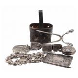 STERLING. Assorted Grouping of Sterling Items.