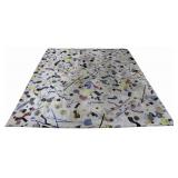 The New York Confetti Finely Hand Knotted Rug.