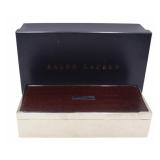 SILVERPLATE. Ralph Lauren Silverplate and Wood