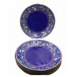 (6) Chinese Enamel Decorated Plates.